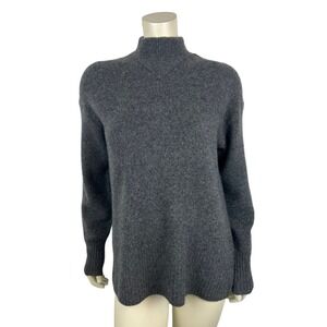 Everlane Gray Wool Blend Cowl Neck Sweater Size XS Long Sleeve Cozy Stretch